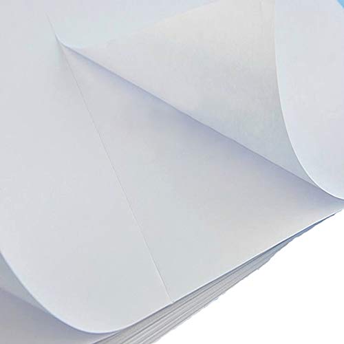 BESTEASY 1000 Round Corner Half Sheet Self Adhesive Shipping Labels for Laser and Ink Jet Printers, White Blank (500 Sheets, 1000 Labels) - Image 5